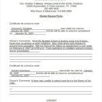 Free 33+ Doctor Note Samples In Ms Word For Medical Sick Note Template