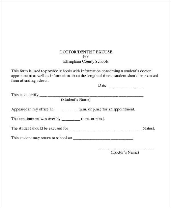 Free 35+ Doctor Note Templates In Pdf | Google Docs | Ms Word | Pages For Dental Notes Templates