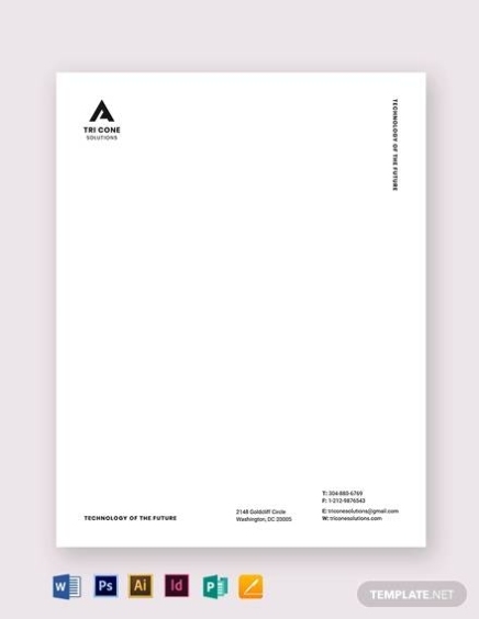 Free 35+ Top Business Letterhead Templates In Ai | Indesign | Ms Word Regarding Letterhead Templates Indesign
