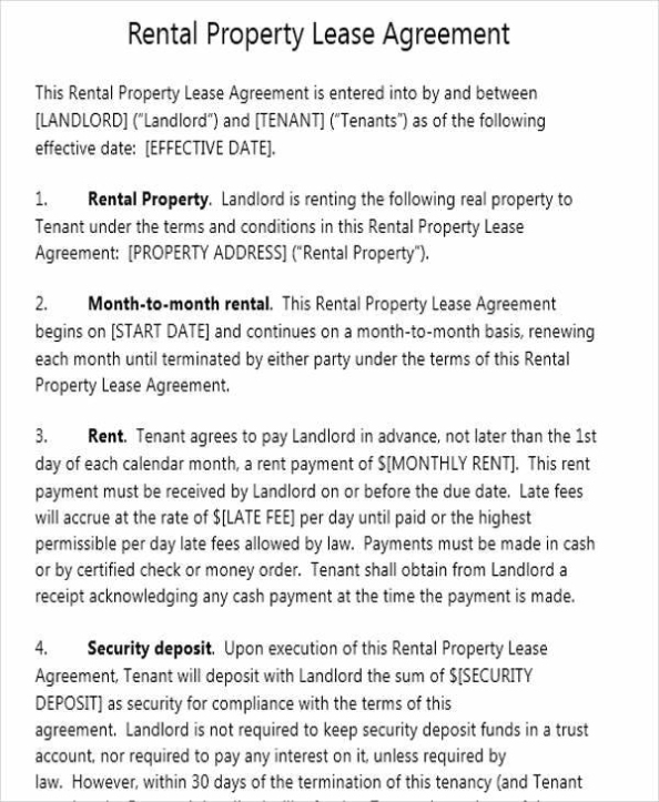Free 39+ Lease Agreement Templates In Pdf | Ms Word | Google Docs | Pages In Landlords Property Management Agreement Template