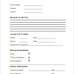 Free 5+ Sample Credit Note Templates In Pdf | Psd | Ms Word In Credit Note Template On Word Download