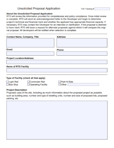 Free 5+ Unsolicited Project Proposal Samples In Pdf Pertaining To Unsolicited Proposal Template