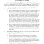 Free 7+ Sample Standard Confidentiality Agreement Templates In Pdf | Ms For Mutual Confidentiality Agreement Template