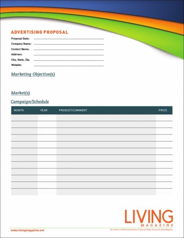 Free 8+ Advertising Proposal Samples And Templates In Pdf | Ms Word With Advertising Proposal Template