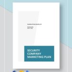 Free 8+ Sample Security Plan Templates In Pdf | Ms Word | Google Docs Within Business Plan Template For Security Company