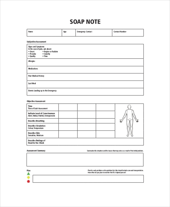 Free 8+ Soap Note Samples In Pdf | Ms Word In Soap Notes Counseling Template