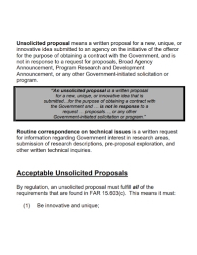 Free 8+ Unsolicited Research Proposal Samples In Pdf | Doc Pertaining To Unsolicited Proposal Template