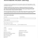 Free 9+ Sample Affirmative Action Forms In Pdf | Ms Word within Affirmative Action Plan Template For Small Business