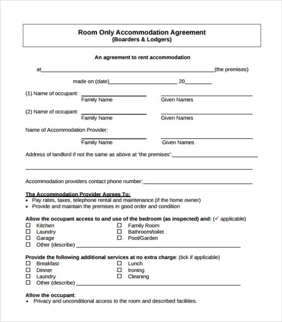 Free 9+ Sample Rental Agreement Templates In Pdf | Ms Word In Corporate Housing Lease Agreement Template