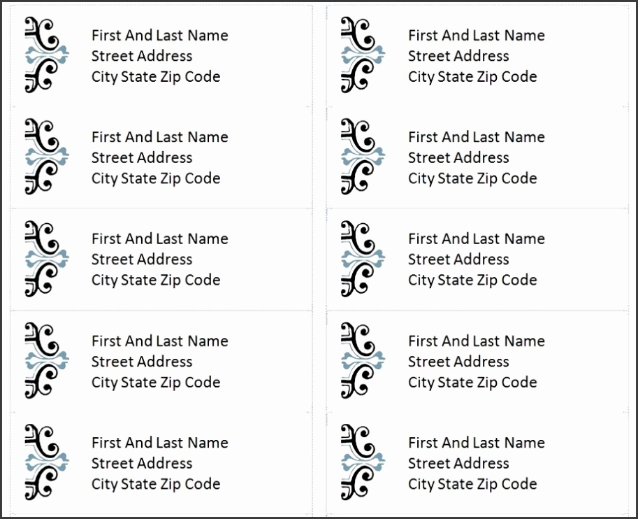 Free Address Label Design Templates / Return Label Template | Printable Intended For Template For Return Address Labels Free