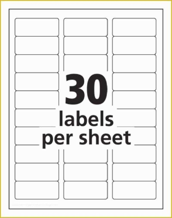Free Address Label Templates Of Label Templates 30 Per Sheet Invitation Pertaining To Free Template For Labels 30 Per Sheet