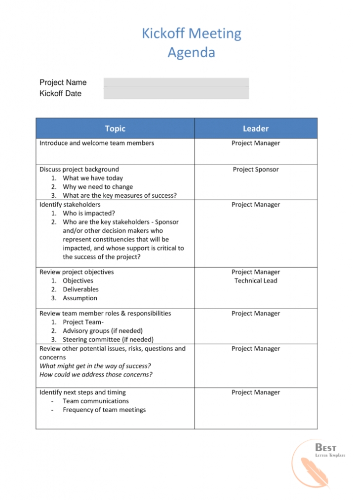 Free Agenda Template  Pdf, Word, Excel, And Google Docs With Regard To Plc Agenda Template
