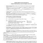 Free Assignment Of Contract Form – Real Estate (Sample) Within Contract Assignment Agreement Template
