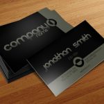Free Basic Business Card Template .Psd For Photoshop – Cursive Q Designs Within Photoshop Cs6 Business Card Template