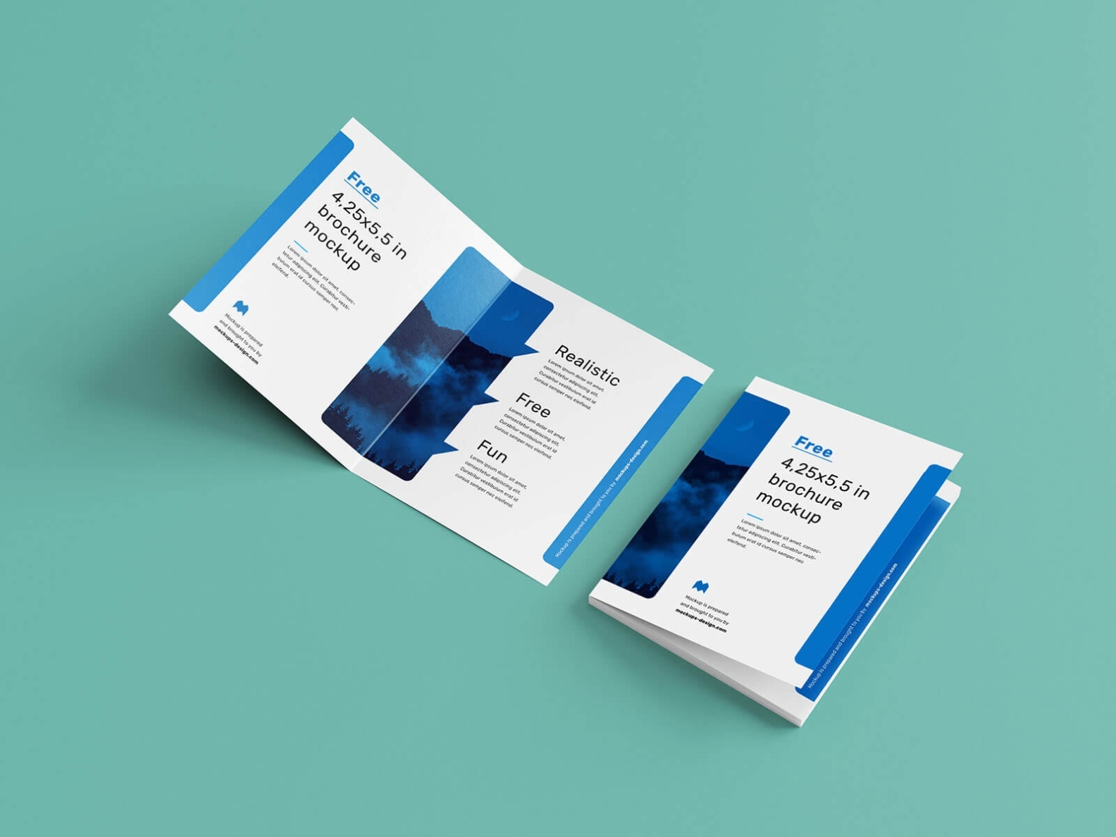 Free Bi Fold Quarter Page Brochure Mockup Psd Set – Good Mockups Within Quarter Page Flyer Template
