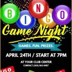 Free Bingo Night Flyer Template Of Bingo Game Night Flyer Template Throughout Game Night Flyer Template