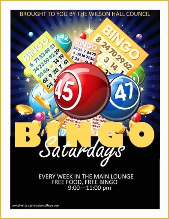 Free Bingo Night Flyer Template Of Bingo Night Template For Bingo Night Flyer Template
