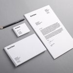 Free Branding Identity Mock-Up - Dealjumbo — Discounted Design for Business Card Letterhead Envelope Template
