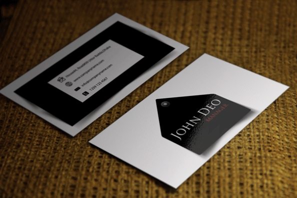 Free Business Card Templates Download 1 Black And White Throughout Black And White Business Cards Templates Free