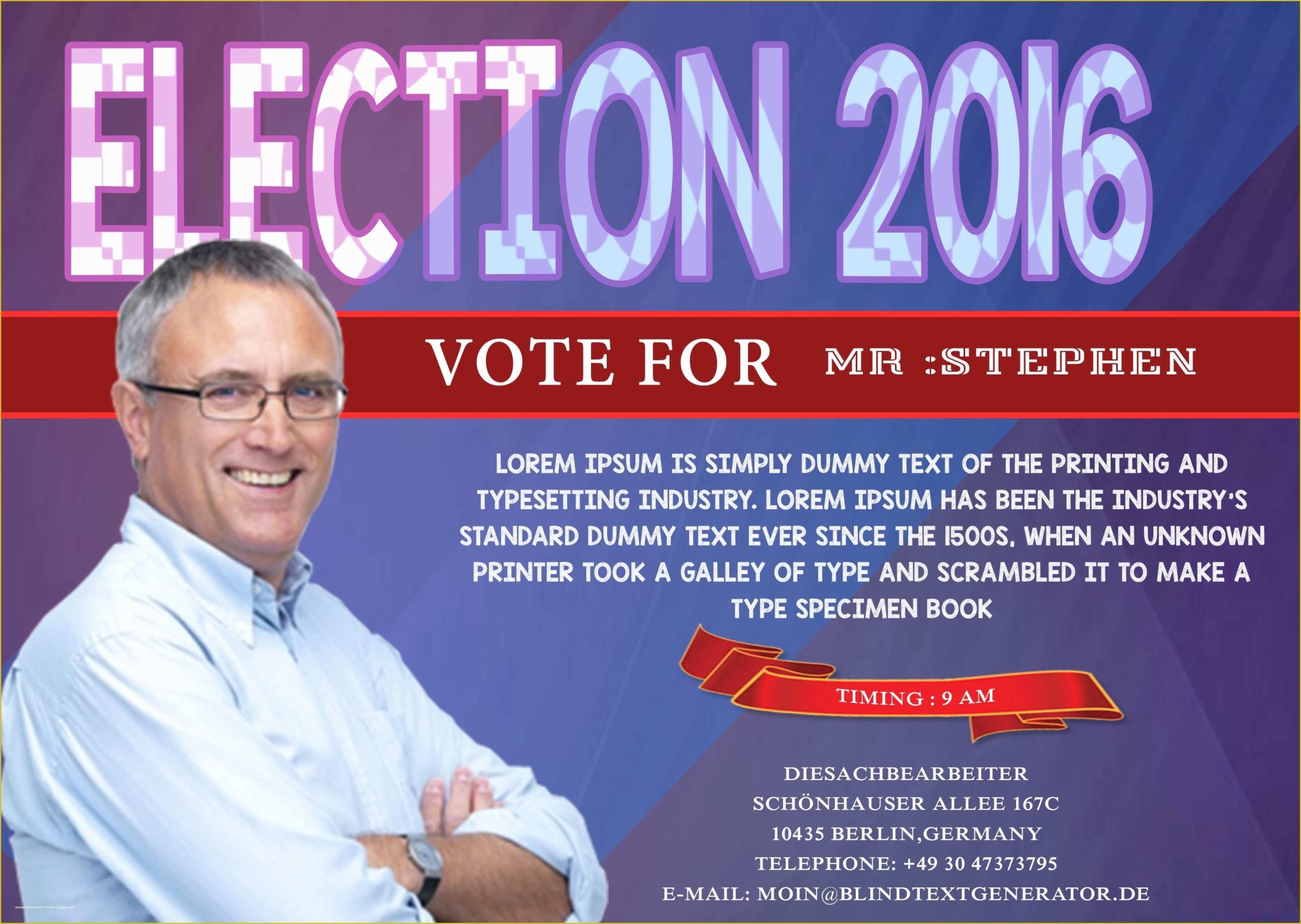 Free Campaign Flyer Template Of 8 Election Brochure Templates Free Psd Within Free Election Flyer Template
