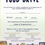 Free Can Food Drive Flyer Template Of Flyers | Heritagechristiancollege For Canned Food Drive Flyer Template