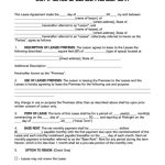 Free Commercial Lease Agreement Templates (Us) – Word, Pdf For Building Rental Agreement Template