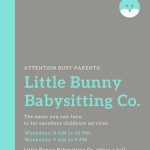 Free Custom Printable Babysitting Flyer Templates | Canva In Babysitting Flyer Free Template
