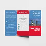 Free Download Tri Fold Brochure Template | Free Psd Mockup | New Mockup Regarding Three Fold Flyer Templates Free