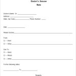 Free Fill In The Blank Doctors Note | Template Business Inside Dr Notes Templates