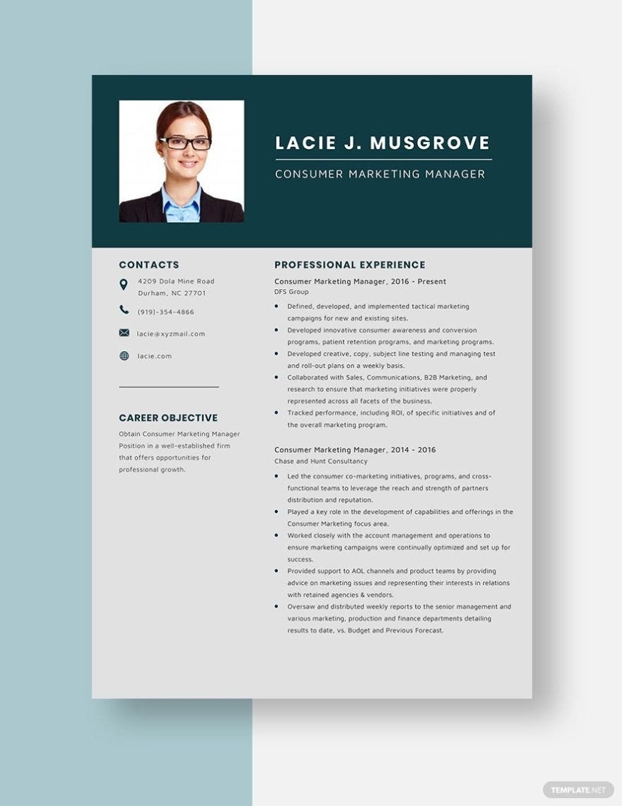 Free Free Consumer Advocate Resume Template - Word, Apple Pages regarding free hardware loan agreement template