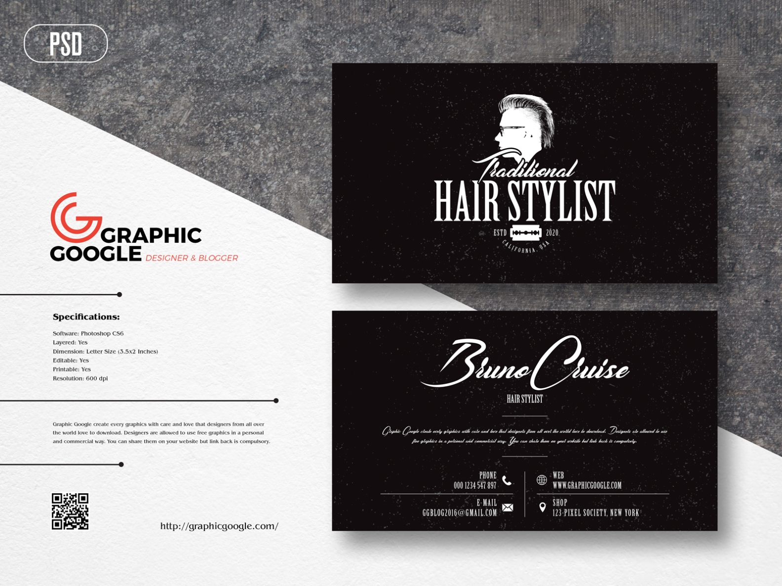 Free Hair Stylist Business Card Design Template By Graphic Google On In Google Search Business Card Template