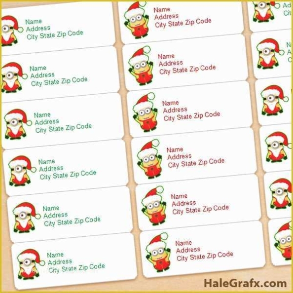 Free Holiday Return Address Label Template Of Free Printable Christmas Pertaining To Christmas Return Address Labels Template