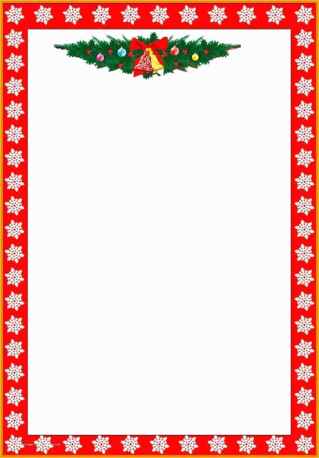 Free Holiday Stationery Templates Word Of Winter 1 A4 Theme Free With Christmas Letterhead Template