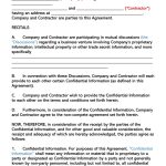 Free Independent Contractor Non Compete Agreement Templates With Regard To Free Non Compete Agreement Template