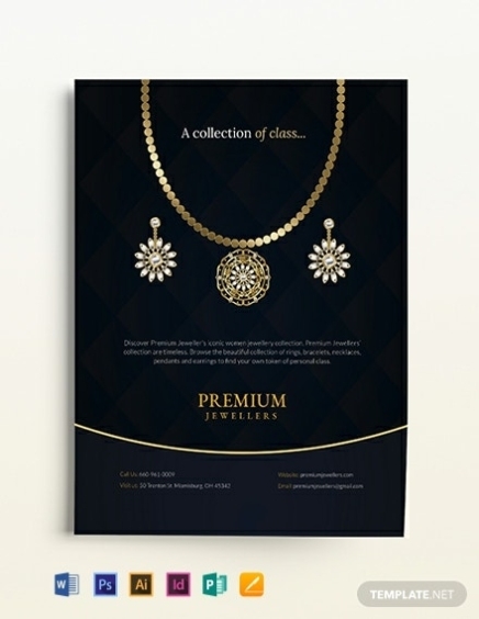 Free Jewelry Shop Flyer Template - Word | Psd | Apple Pages | Publisher in Boutique Flyer Template Free