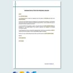 Free Job Resignation Letter Template – Word (Doc) | Google Docs | Apple With Personal Training Cancellation Policy Template