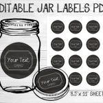 Free Label Templates For Jars / Free Printable Canning Jar Labels: Tons In Canning Jar Labels Template