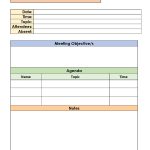 Free Meeting Agenda Templates | Word, Pdf, Excel, Google Docs Within Simple Meeting Agenda Template