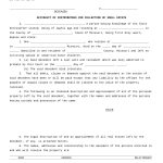Free Missouri Small Estate Affidavit | Affidavit Of Distributees For Pertaining To Probate Valuation Letter Template