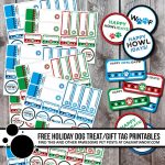 Free Mix And Match Holiday Dog Treat Tags And Labels – Dalmatian Diy Throughout Dog Treat Label Template