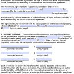 Free Nevada Roommate Agreement Template – Pdf – Word For Free Roommate Rental Agreement Template