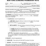 Free New York Promissory Note Templates - Word | Pdf - Eforms within Promissory Notes Templates