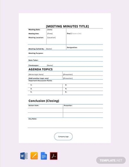 Free Non Profit Board Meeting Agenda Template - Pdf | Word | Apple Intended For Non Profit Board Meeting Minutes Template