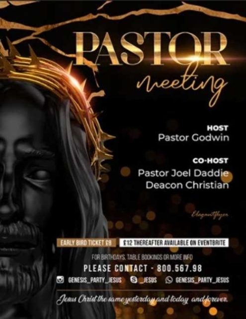 Free Pastor Meeting Church Flyer Template – Free Flyer – Freepsdflyer For Gospel Meeting Flyer Template