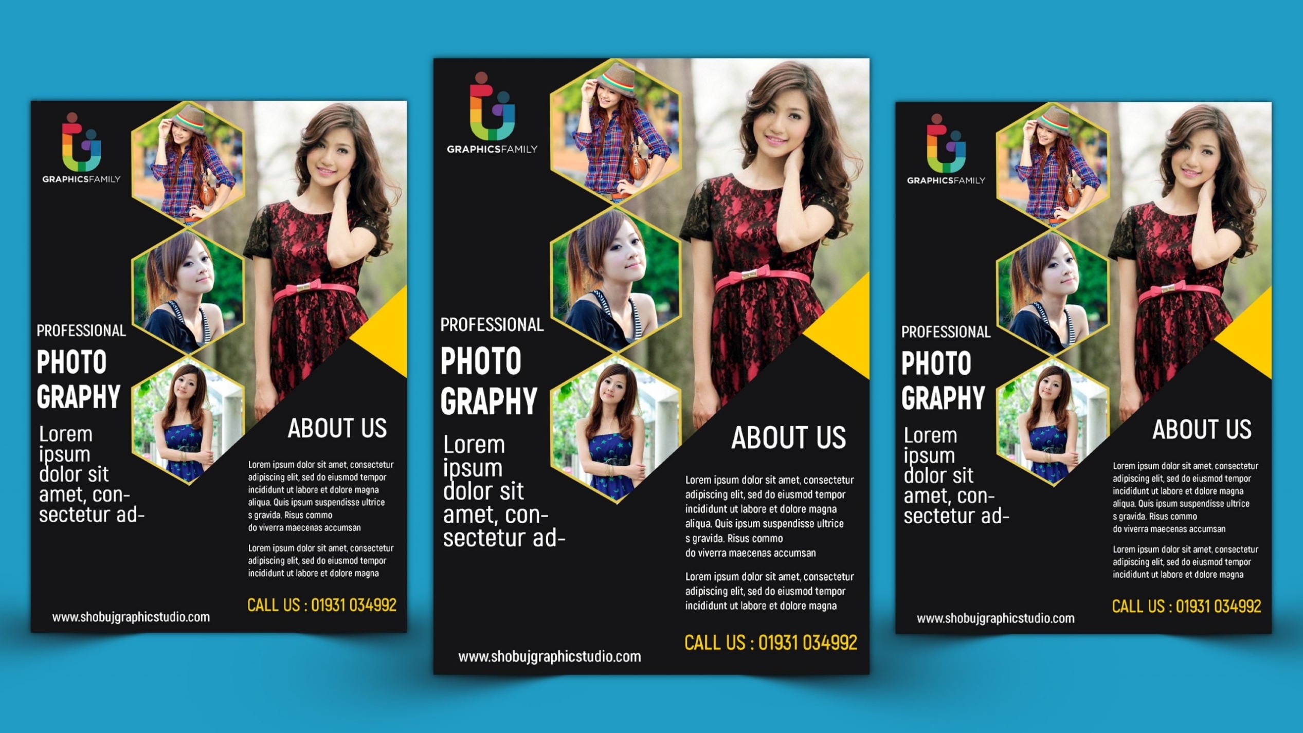 Free Photoshop Professional Photography Studio Flyer Template In Boutique Flyer Template Free