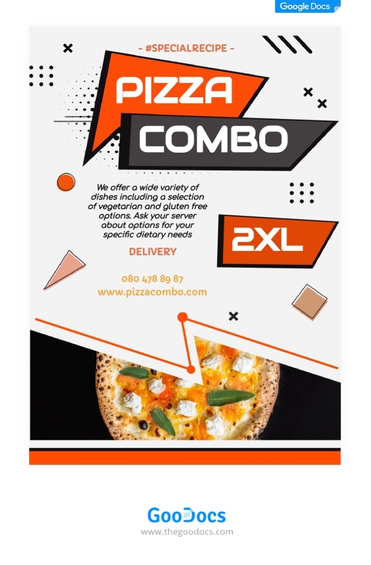 Free Pizza Flyer Template In Google Docs Intended For Flyer Templates Google Docs