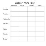 Free Printable Blank Weekly Meal Planner [Pdf, Excel & Word] Inside Weekly Menu Planner Template Word