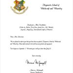 Free Printable Customizable Hogwarts Letter With Envelope Template Regarding Harry Potter Letter Template
