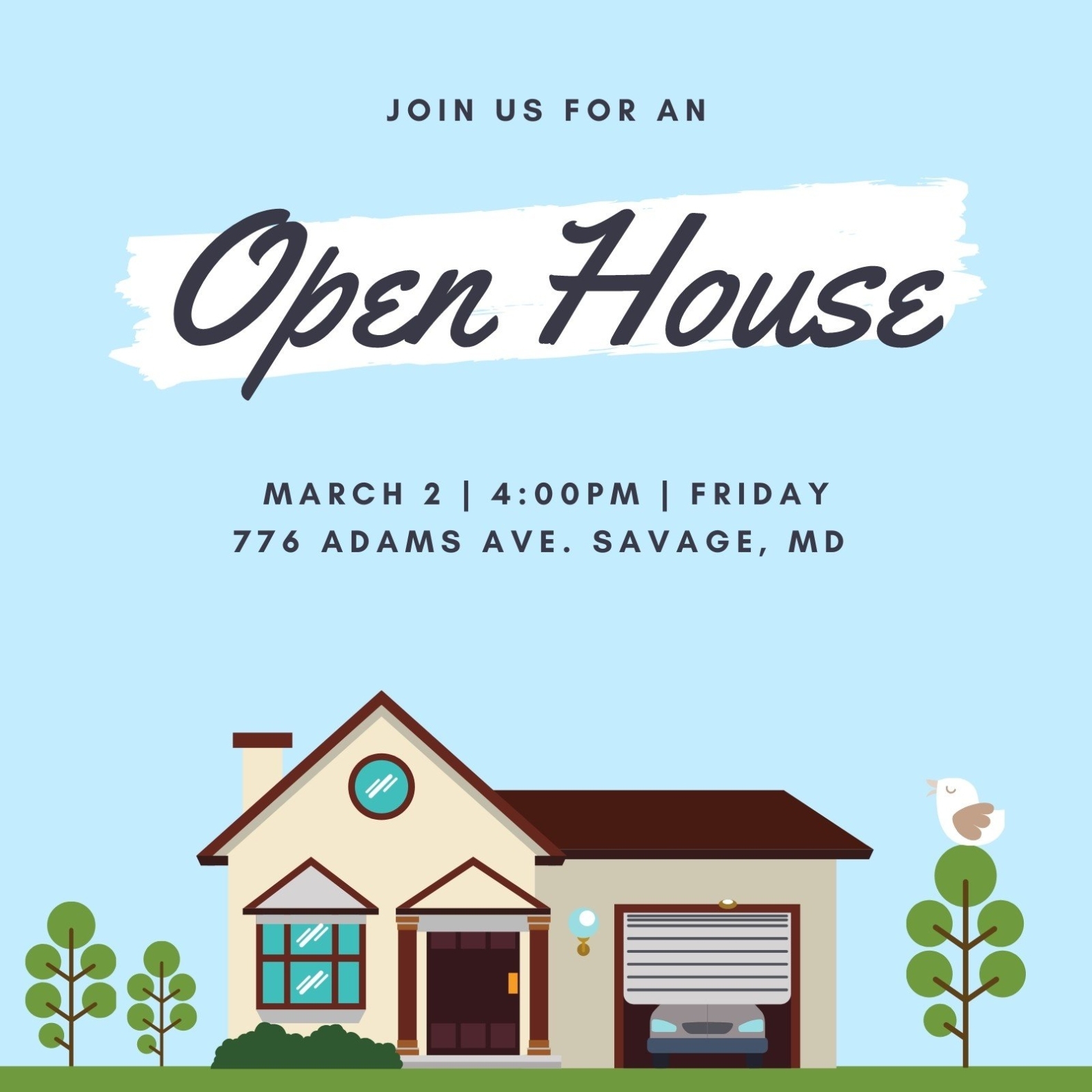 Free Printable, Customizable Open House Invitation Templates | Canva In Business Open House Invitation Templates Free