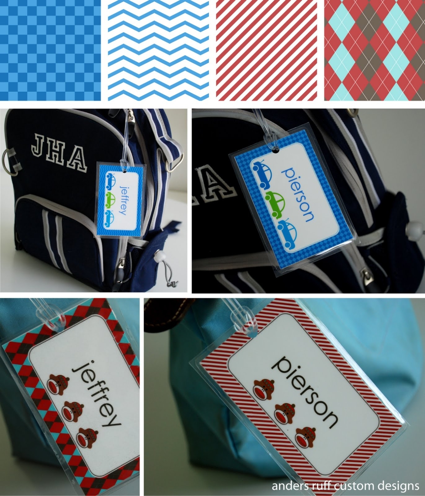Free Printable: Diy Bag Tag Template - Great For Back To School Regarding Goodie Bag Label Template